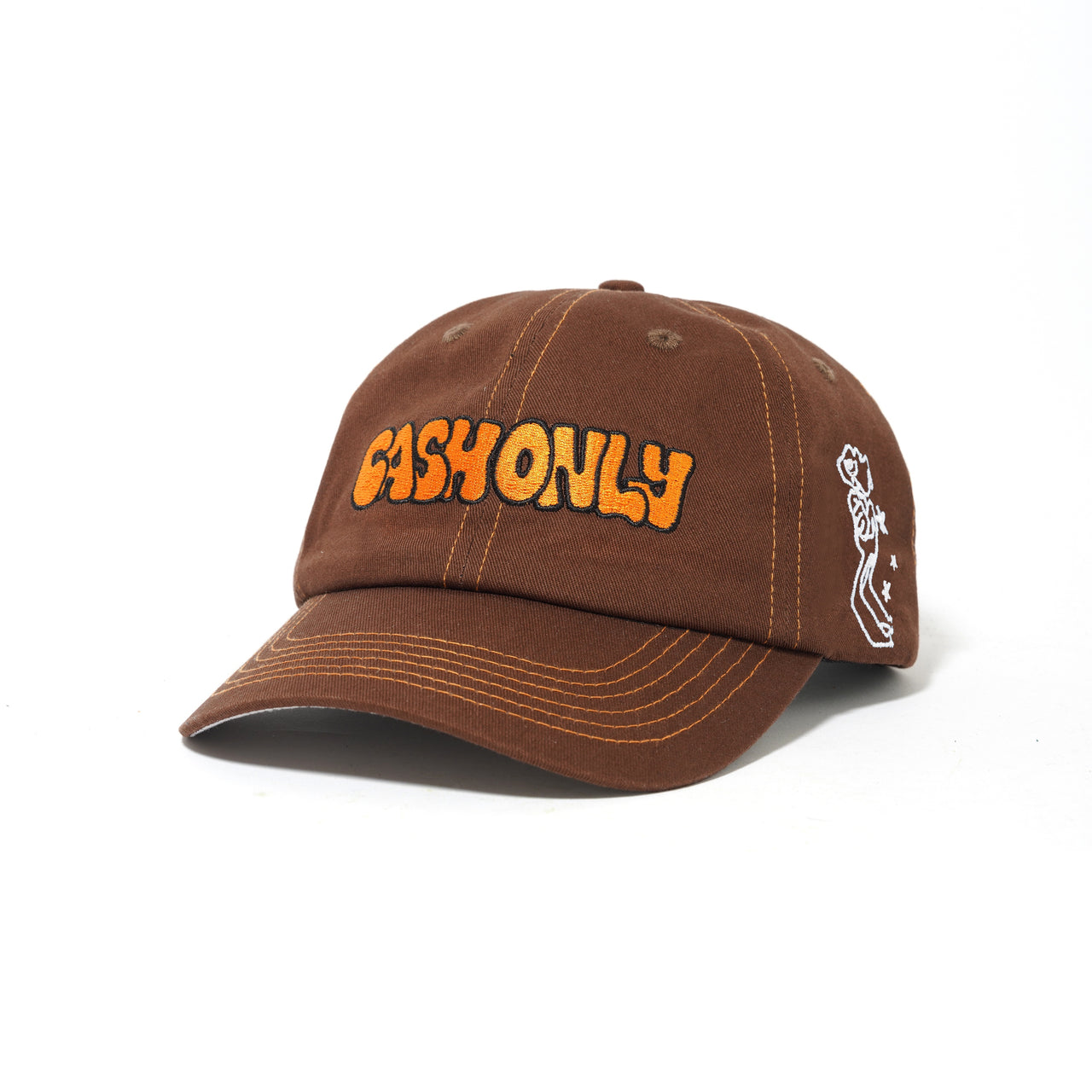 CASH ONLY - SKETCHBOOK 6 PANEL CAP - BARK