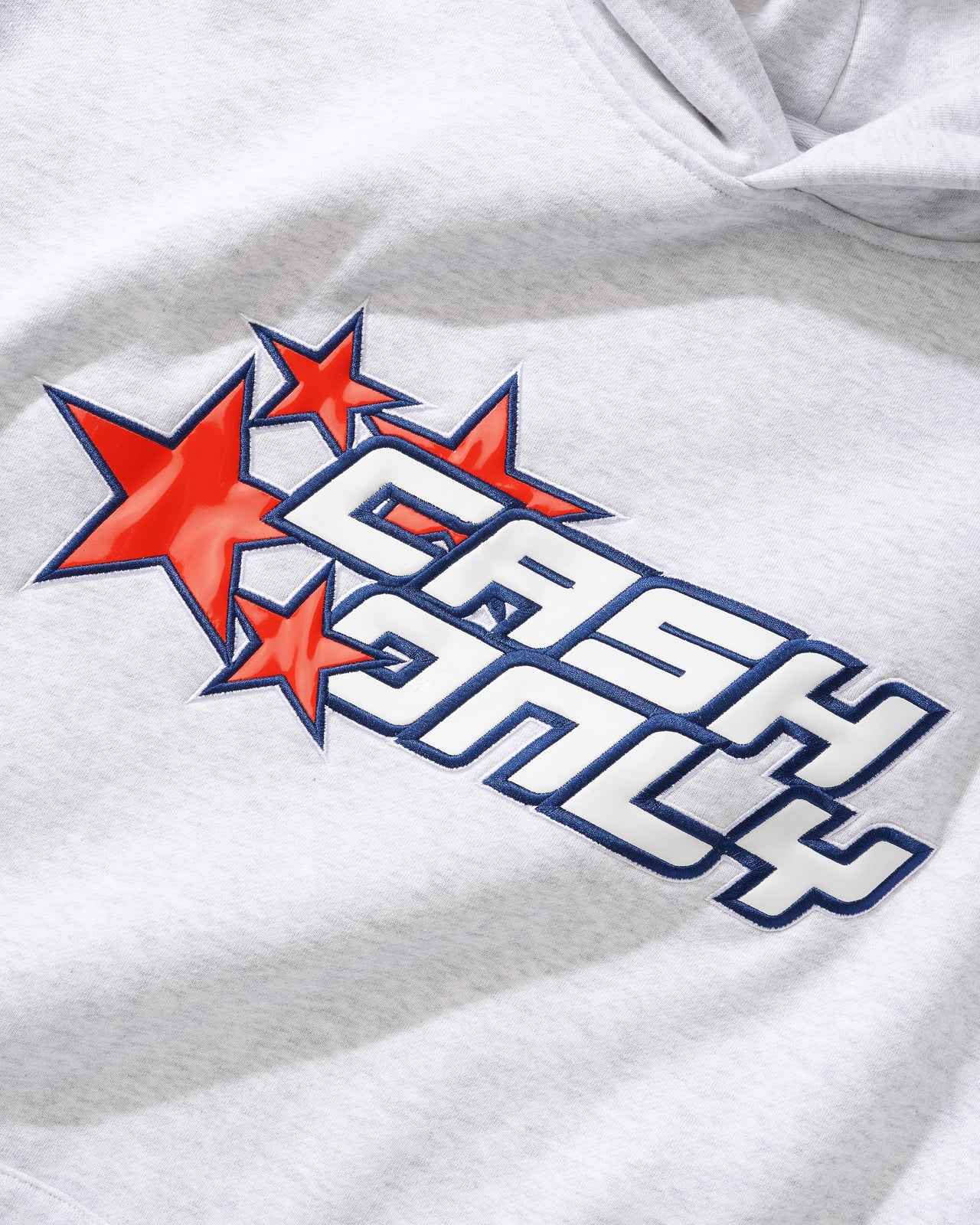 CASH ONLY - STARS PULLOVER HOOD - ASH