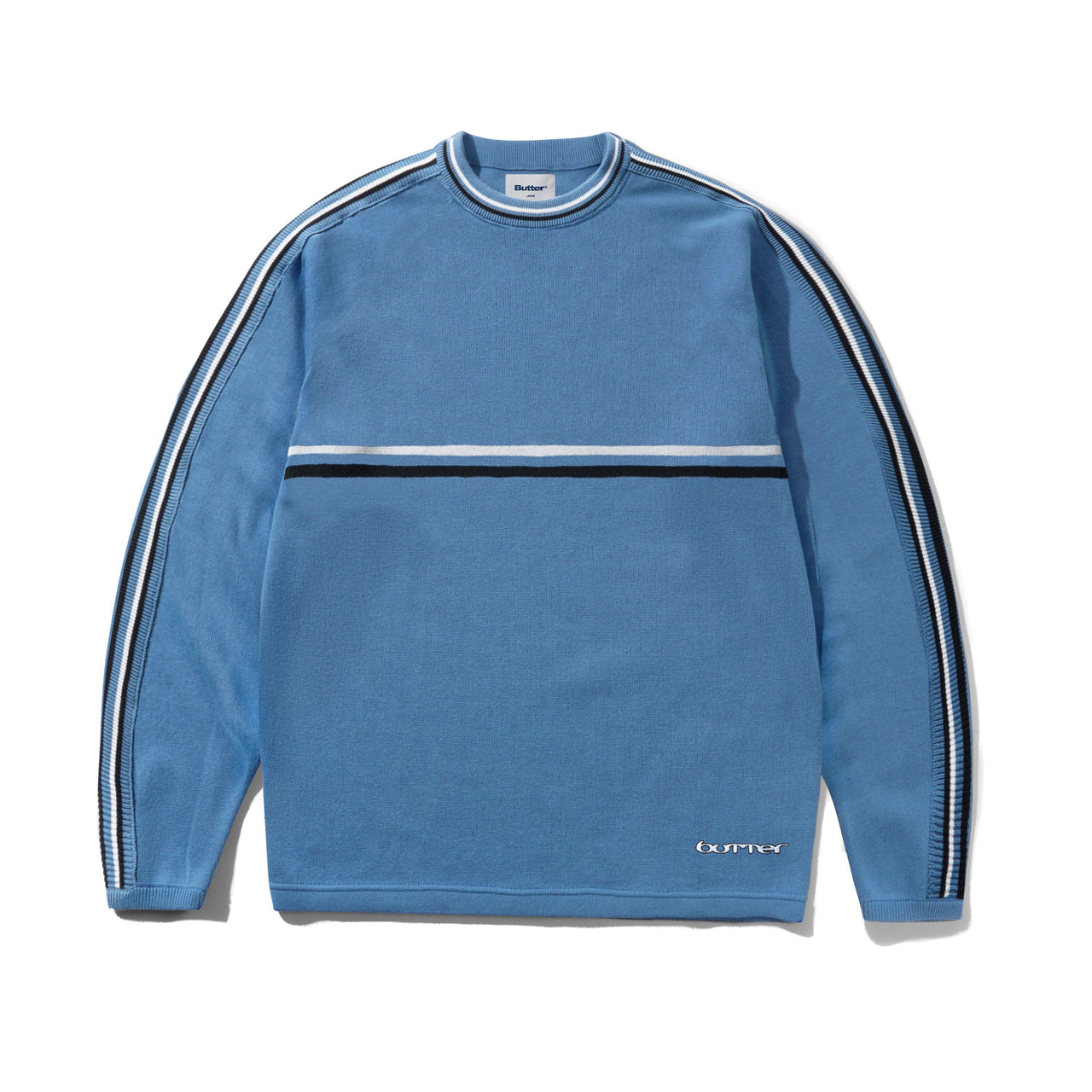 BUTTER GOODS - STATION KNIT SWEATER - SLATE
