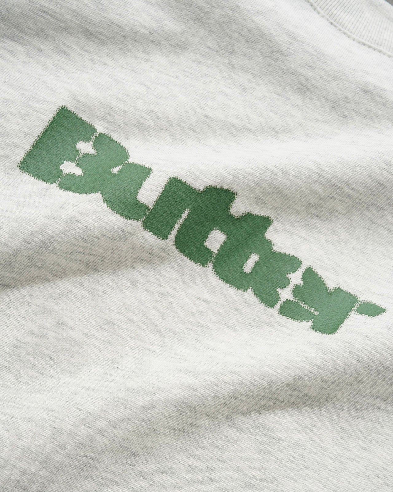 BUTTER GOODS - STENCIL LOGO TEE - ASH