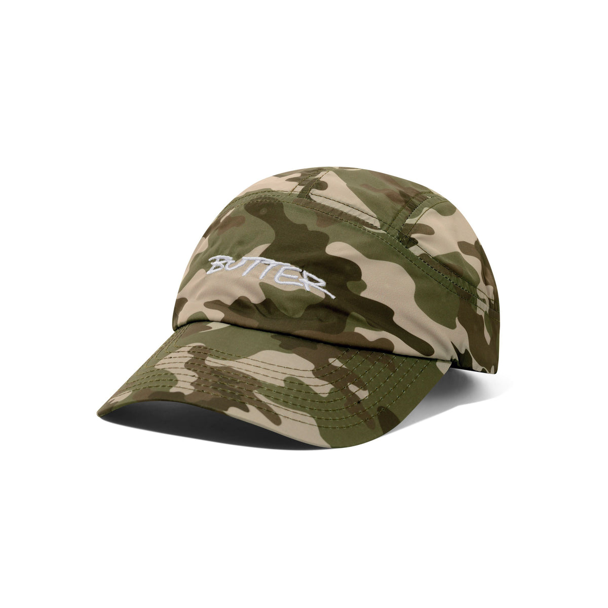 BUTTER GOODS - STRIDE RUNNING CAP - WOODLAND CAMO