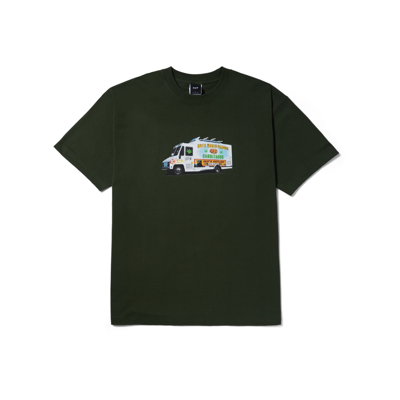 HUF - TACO TRUCK T-SHIRT - HUNTER GREEN