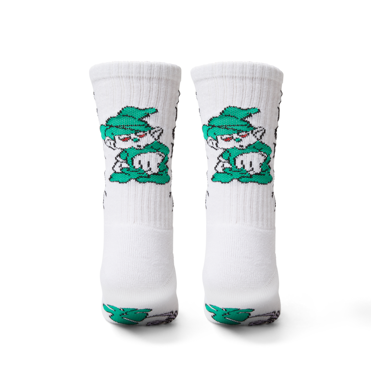 HUF - TRIP CREW SOCK - WHITE