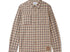 BUTTER GOODS - TERRAIN PLAID SHIRT - SAND