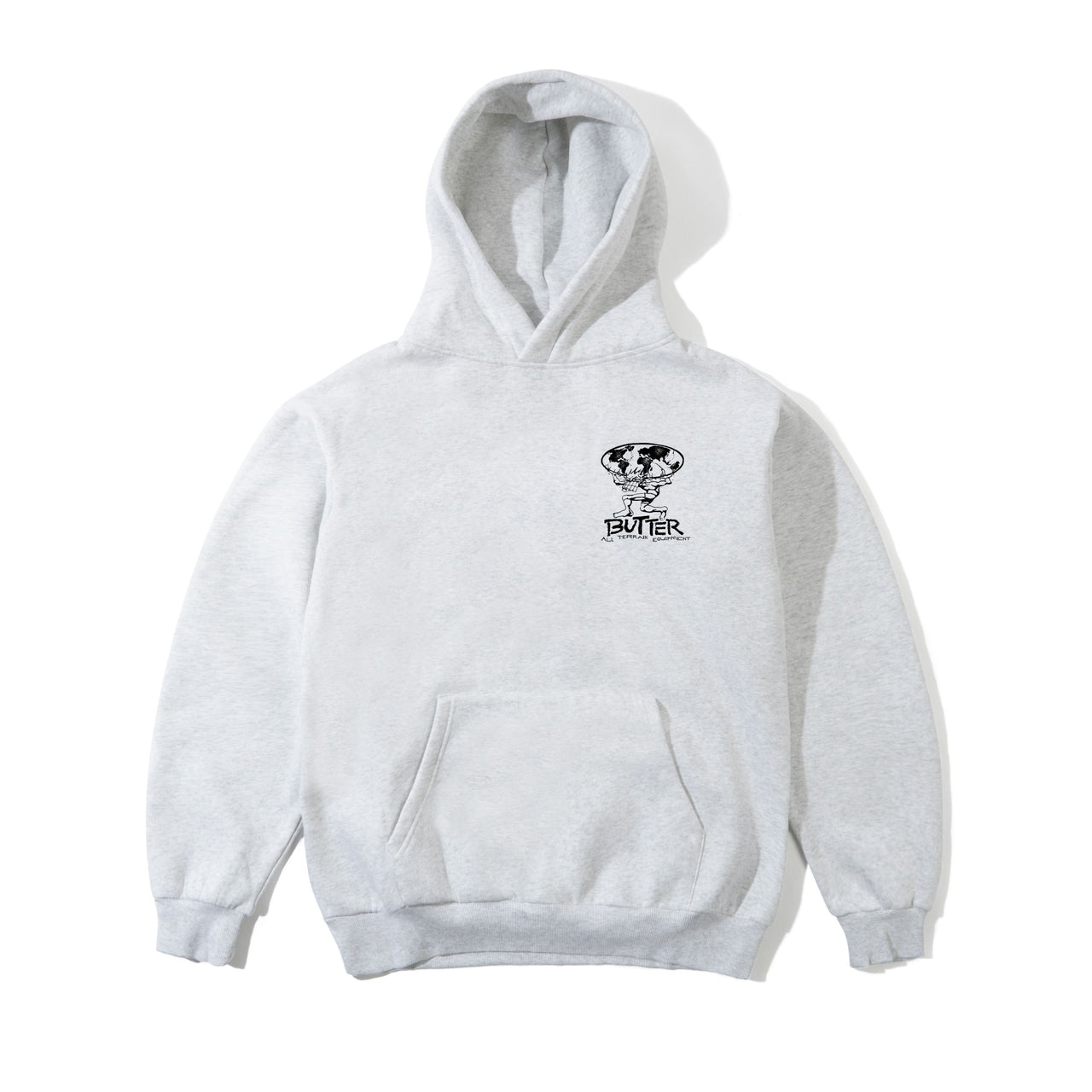 BUTTER GOODS - TERRAIN PULLOVER HOOD - ASH