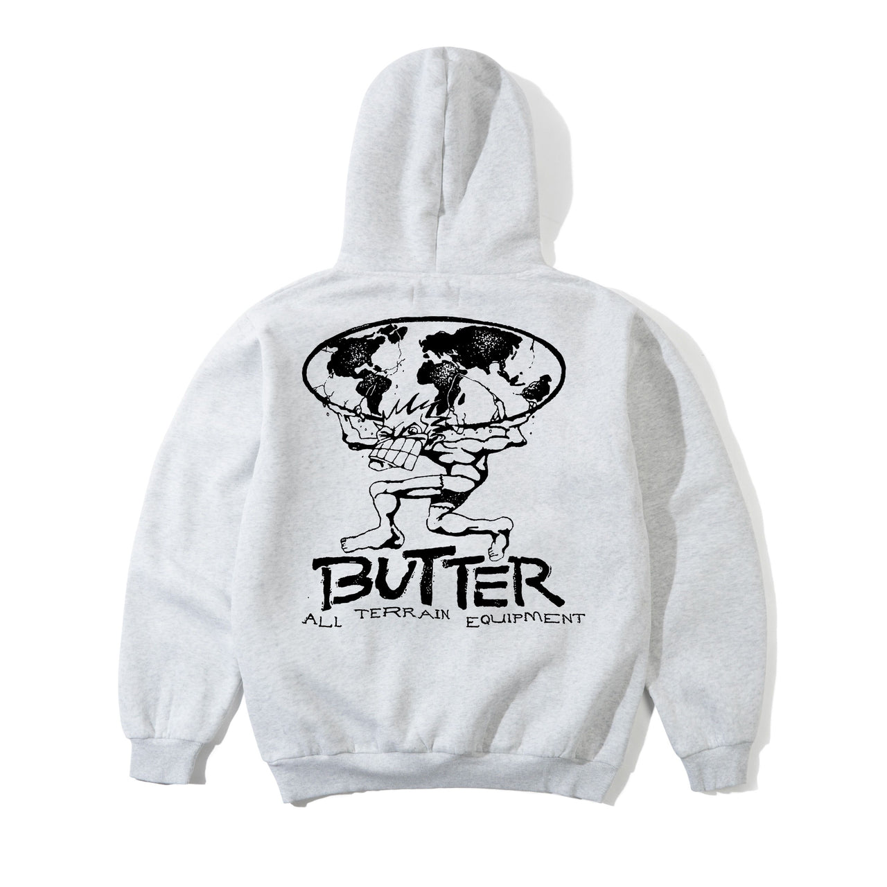 BUTTER GOODS - TERRAIN PULLOVER HOOD - ASH
