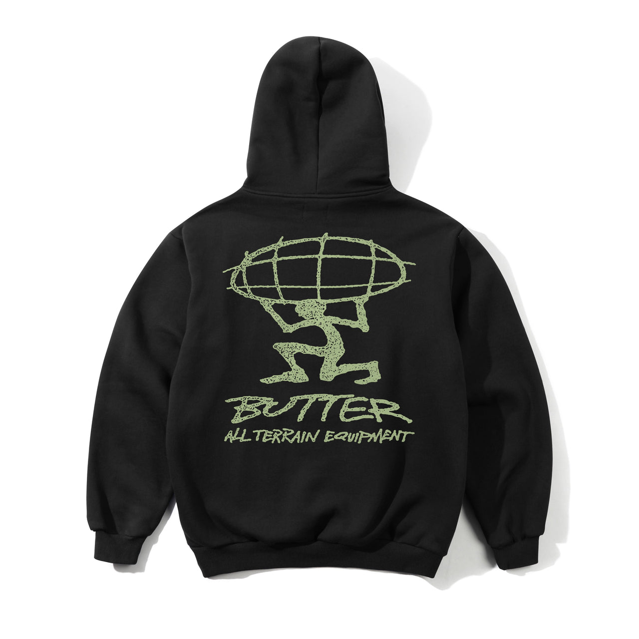 BUTTER GOODS - TERRAIN PULLOVER HOOD - BLACK
