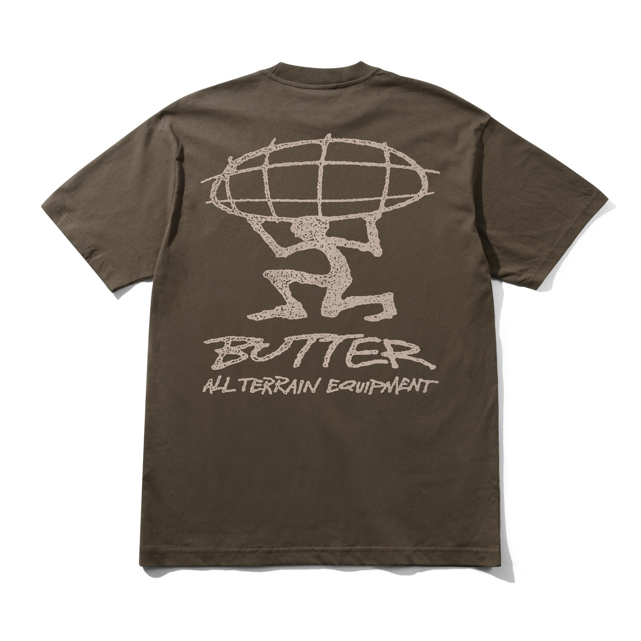 BUTTER GOODS - TERRAIN TEE - BROWN