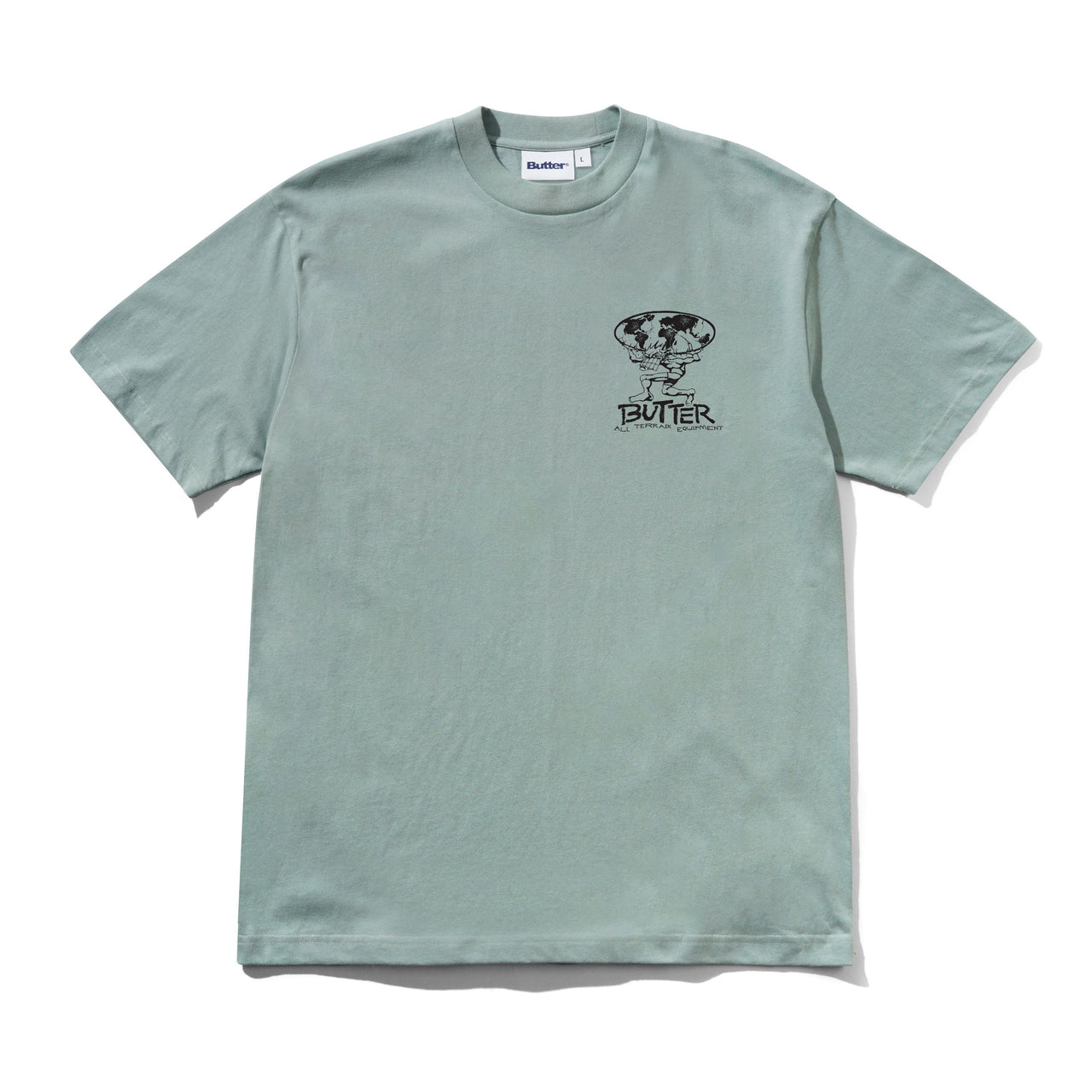 BUTTER GOODS - TERRAIN TEE - DULL MINT