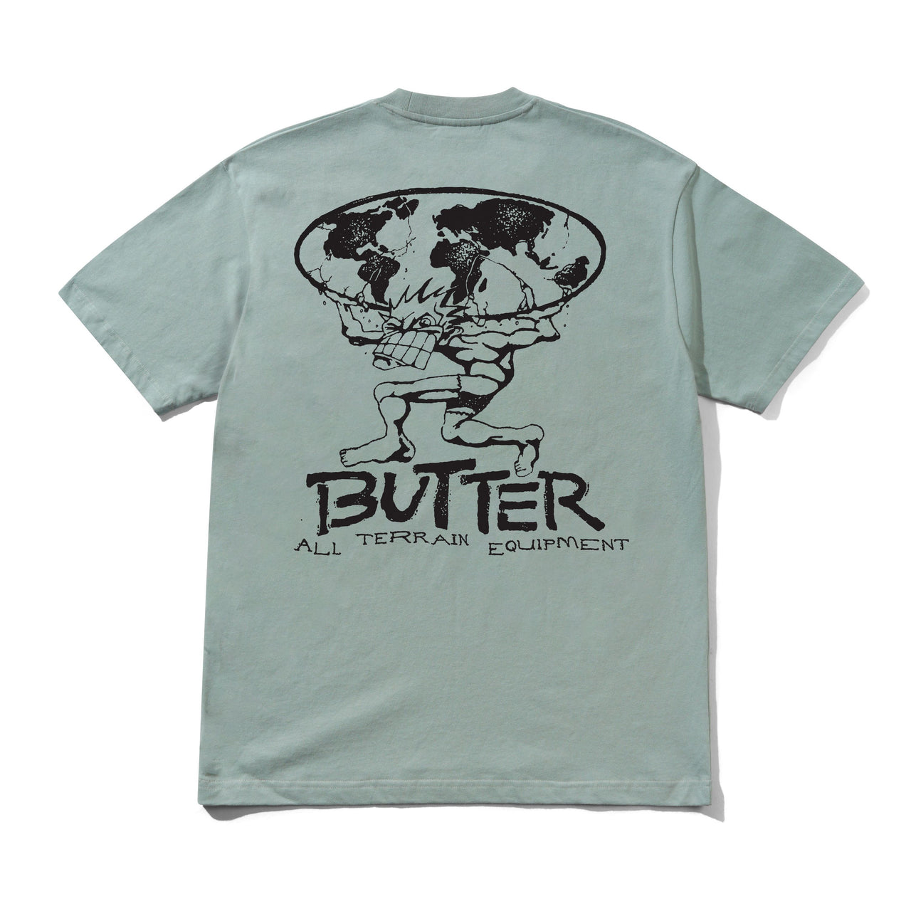 BUTTER GOODS - TERRAIN TEE - DULL MINT