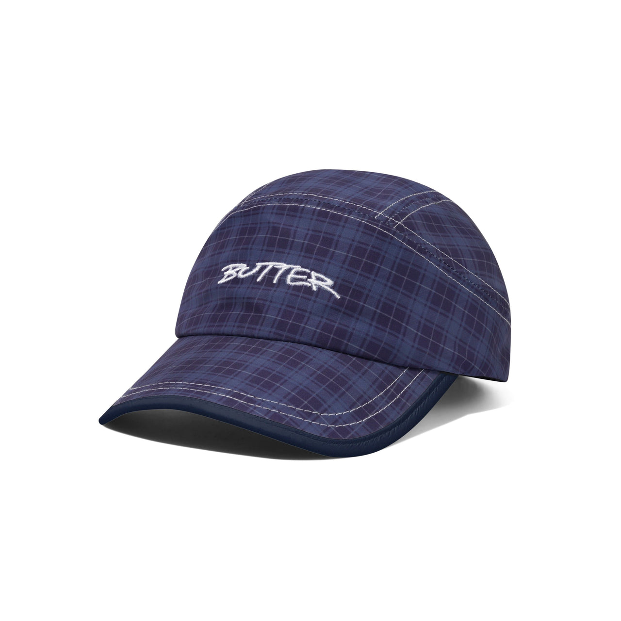 BUTTER GOODS - TRACE 4 PANEL CAP - PLAID