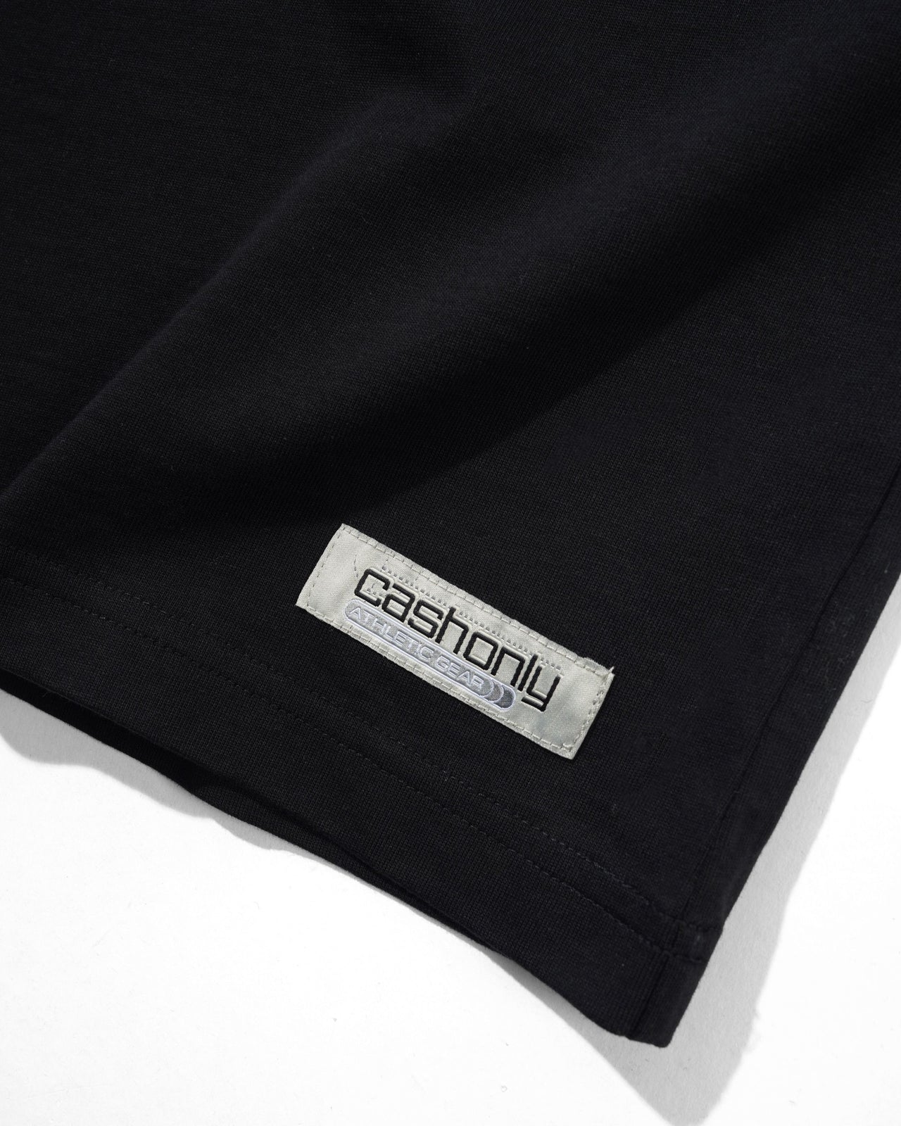 CASH ONLY - TRACK PANEL TEE - BLACK / COVE