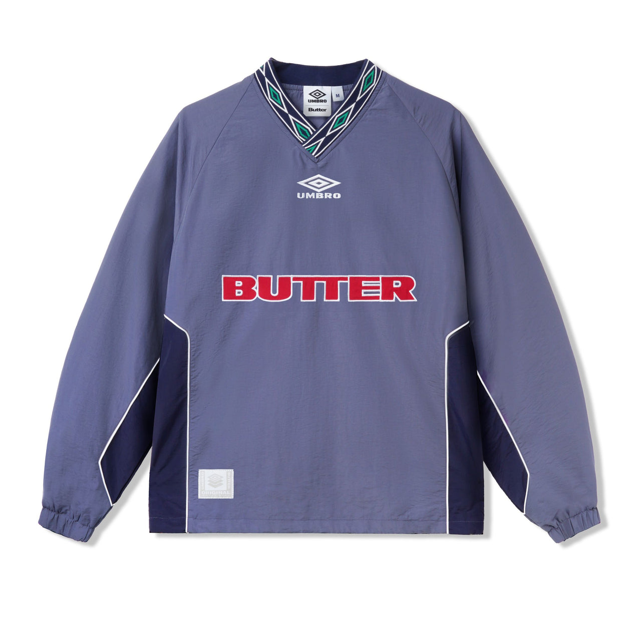 BUTTER GOODS X UMBRO - TRAINING PULLOVER - SLATE / NAVY