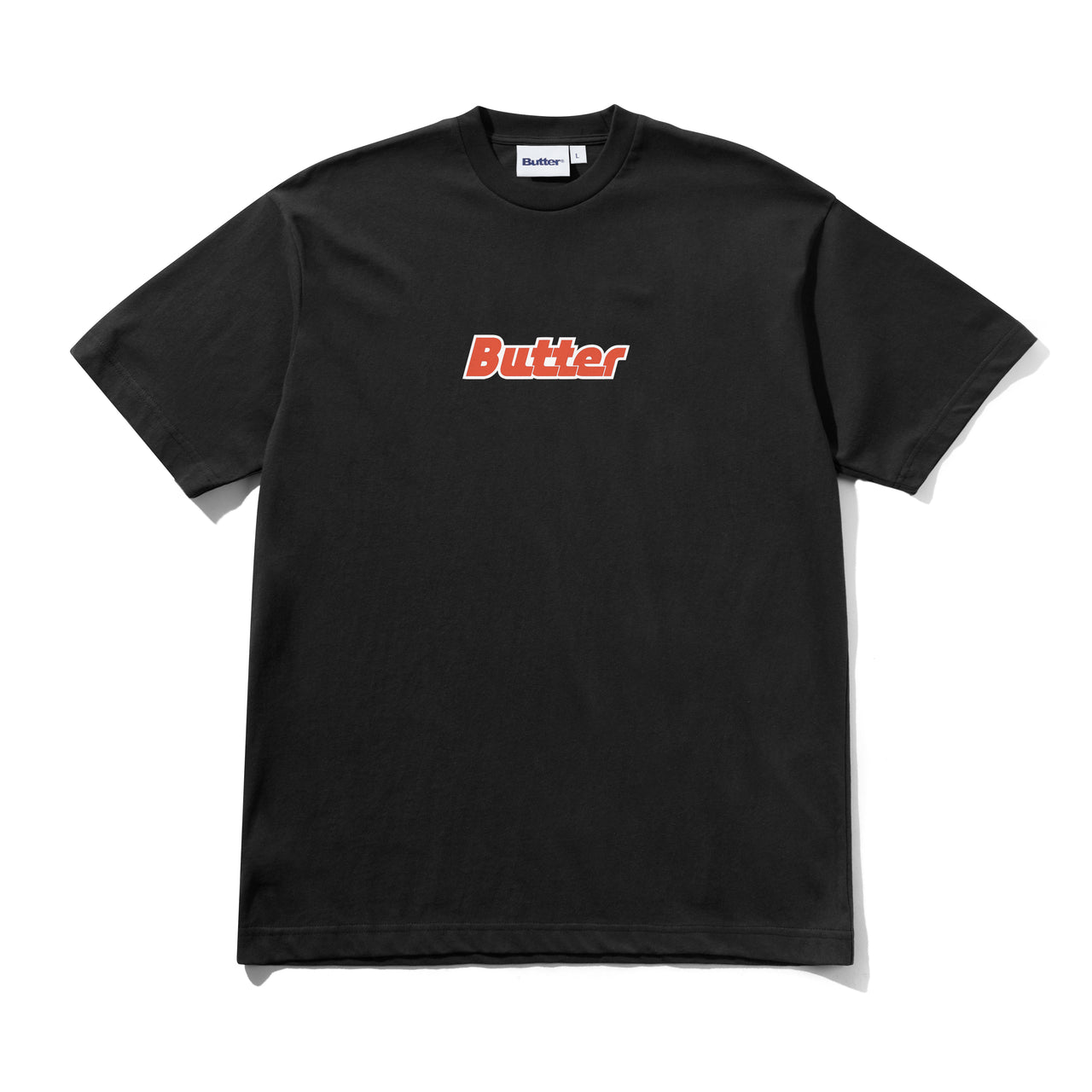 BUTTER GOODS - TRANSIT TEE  - BLACK