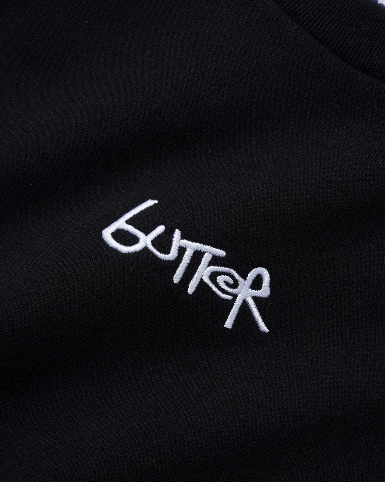 BUTTER GOODS - TREAD CREWNECK - BLACK / CHARCOAL