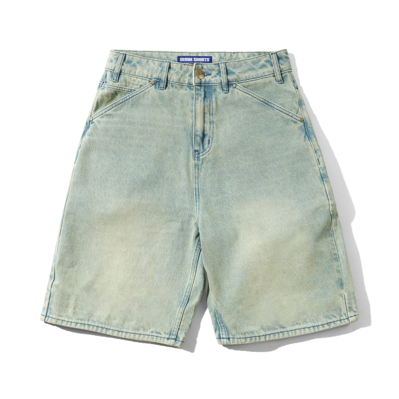 BUTTER GOODS - TRIM DENIM SHORTS - SUNFADE BLUE