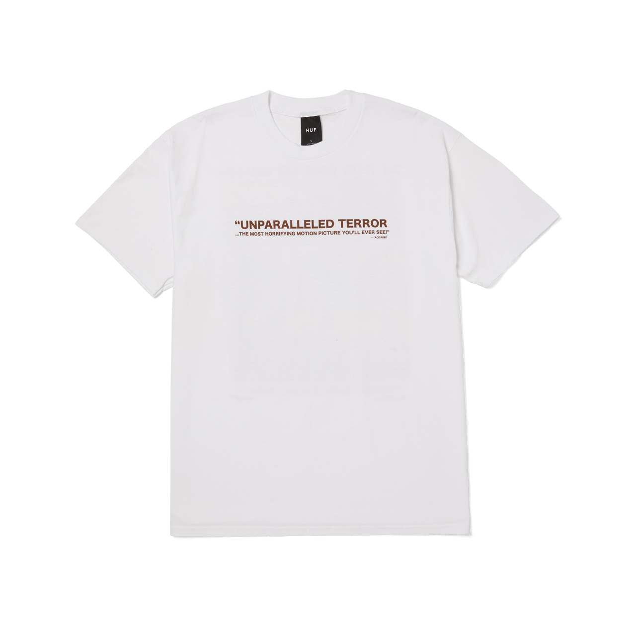 HUF - UNPARALLELED TERROR S/S T-SHIRT - WHITE