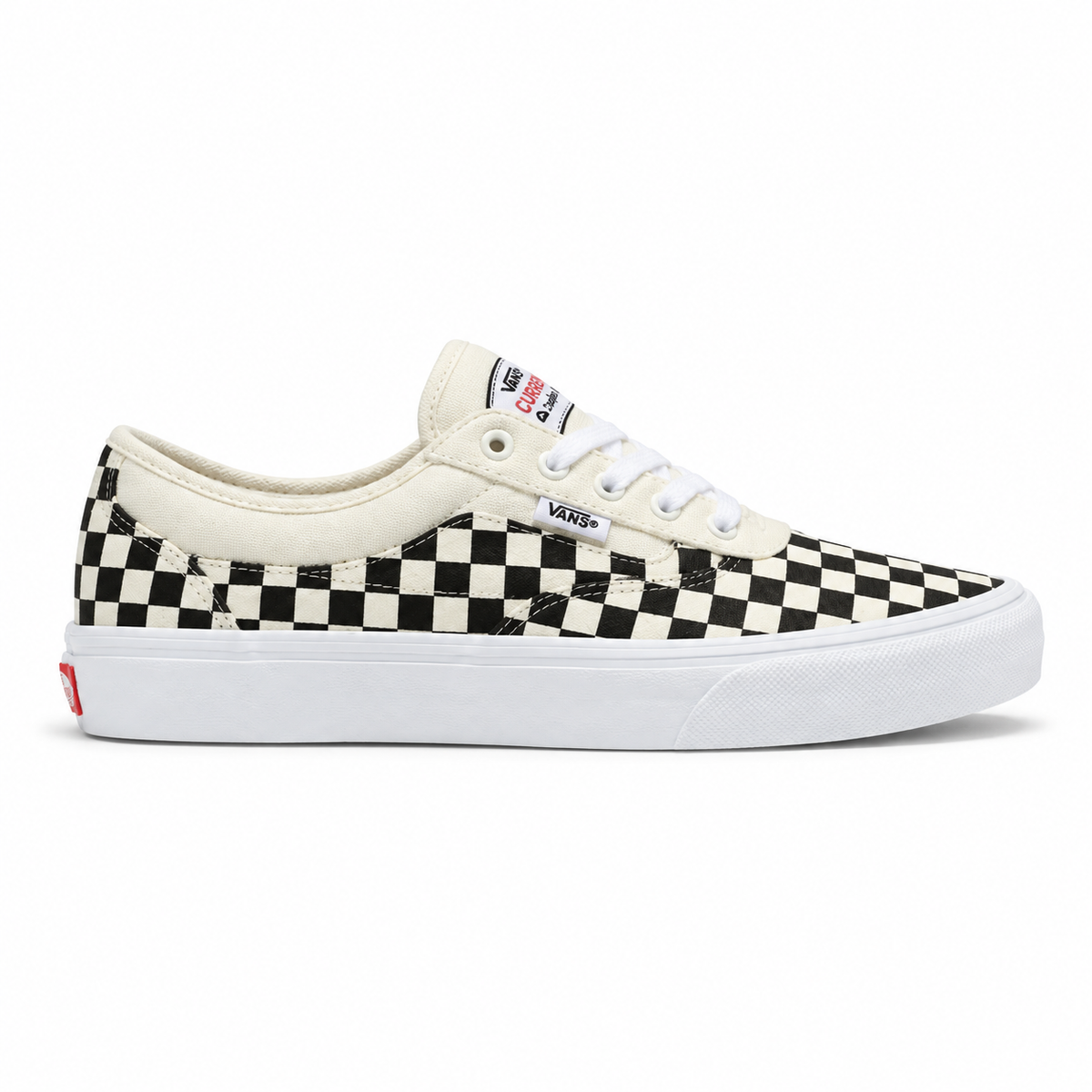 VANS - SKATE CURREN CAPLES - CHECKERBOARD BLACK / WHITE