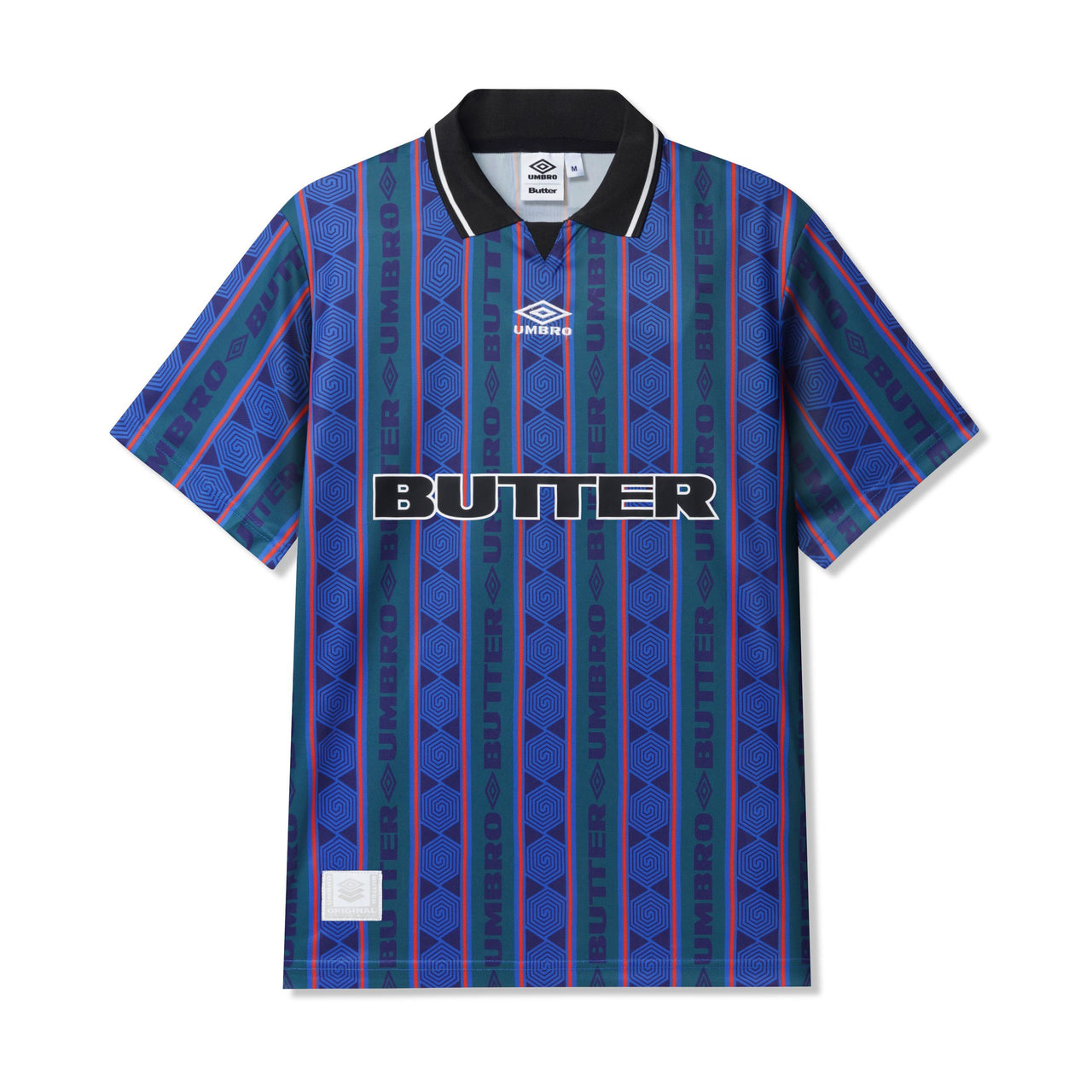 BUTTER GOODS X UMBRO - VERT JERSEY - FOREST / COBALT