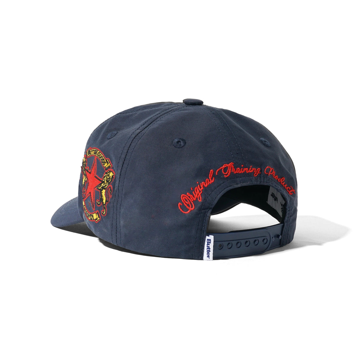 BUTTER GOODS X UMBRO - VICTORY 5 PANEL CAP - NAVY