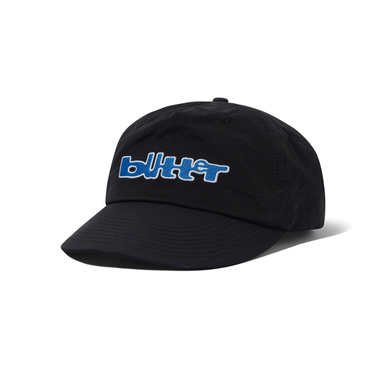 BUTTER GOODS - WARPED 5 PANEL CAP - BLACK