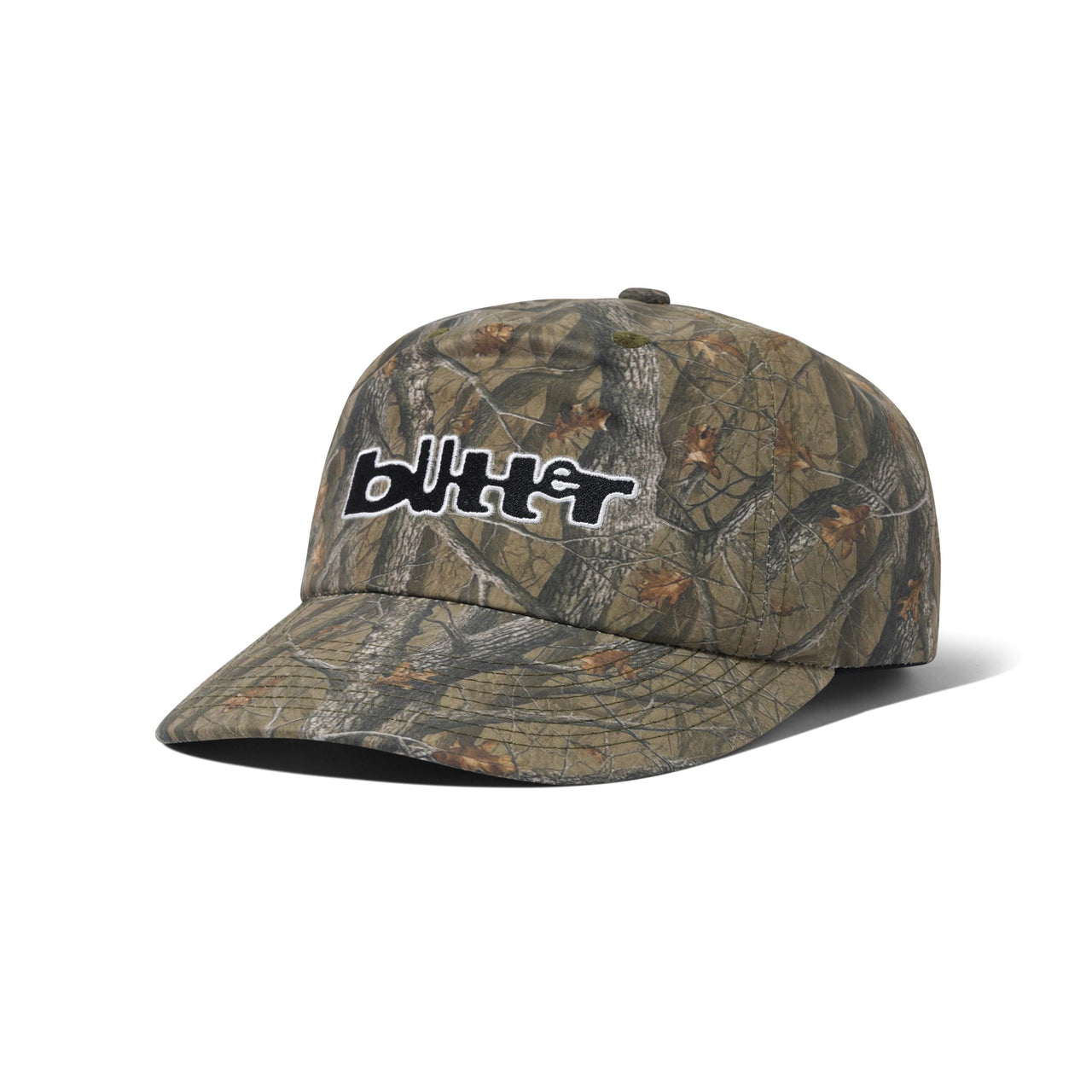 BUTTER GOODS - WARPED 5 PANEL CAP - FOREST CAMO