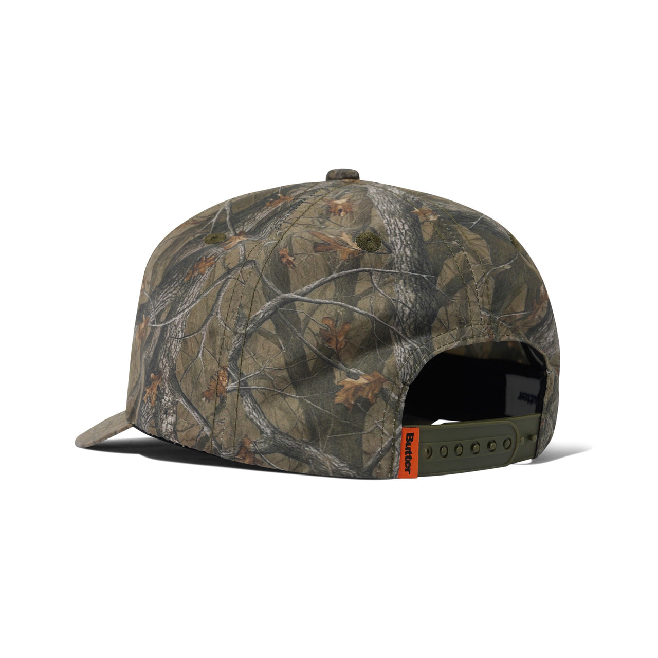 BUTTER GOODS - WARPED 5 PANEL CAP - FOREST CAMO