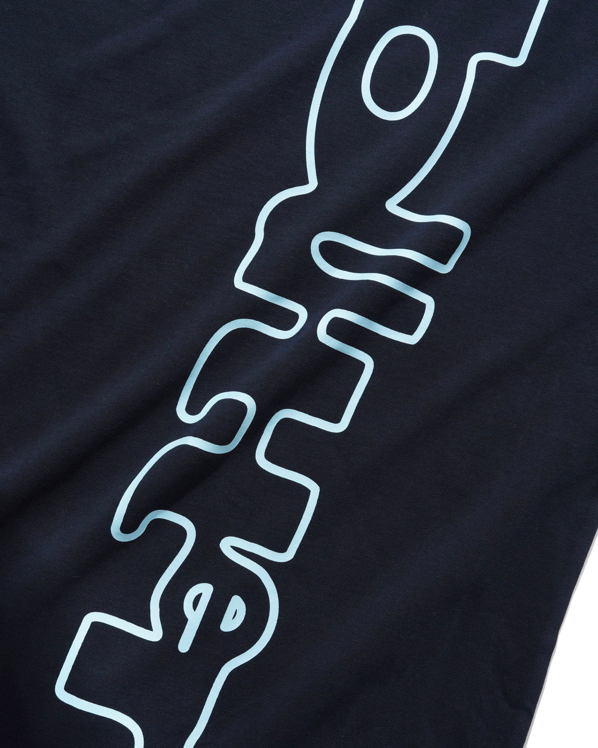 BUTTER GOODS - WARPED TEE - NAVY