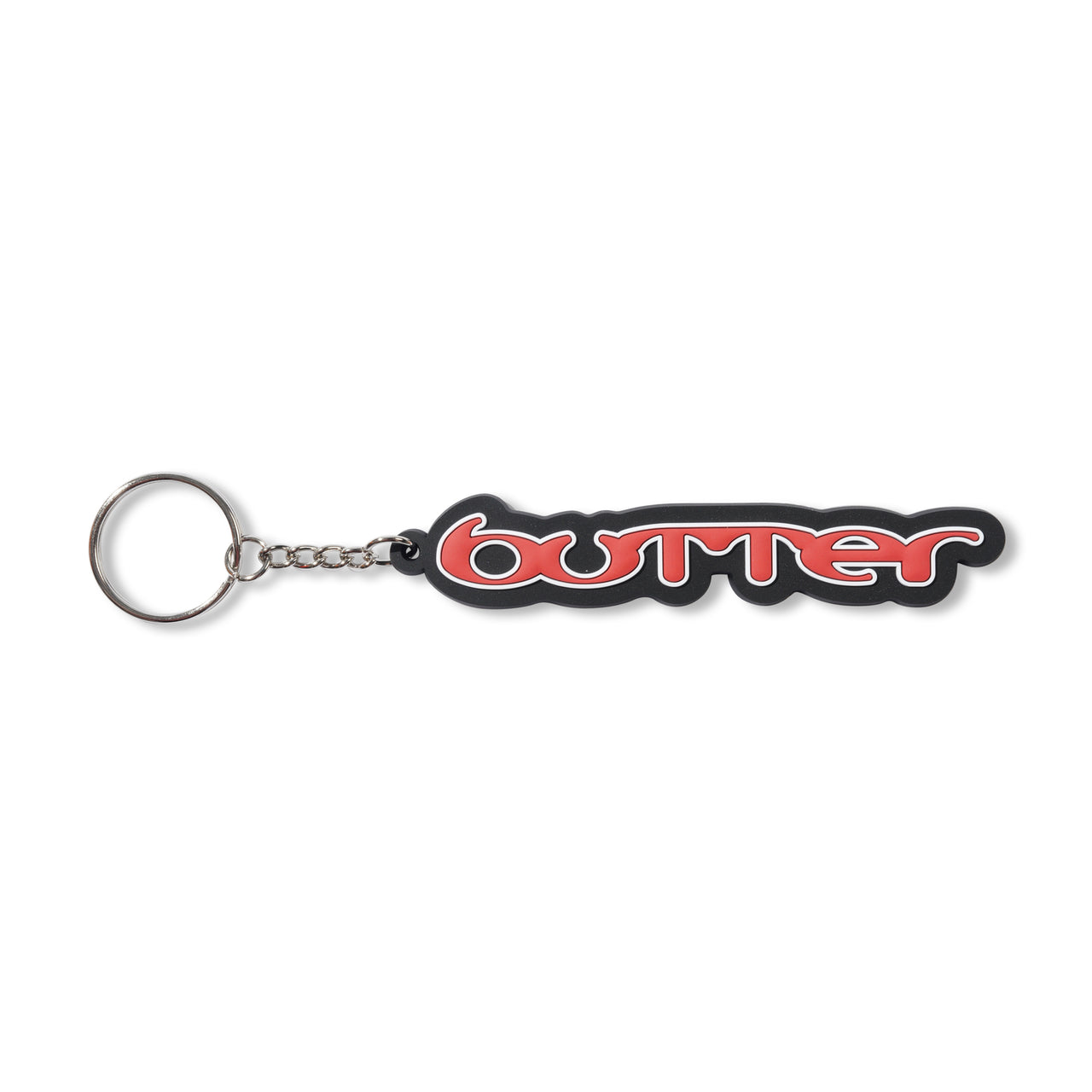 BUTTER GOODS - WITNESS RUBBER KEY CHAIN - BLACK