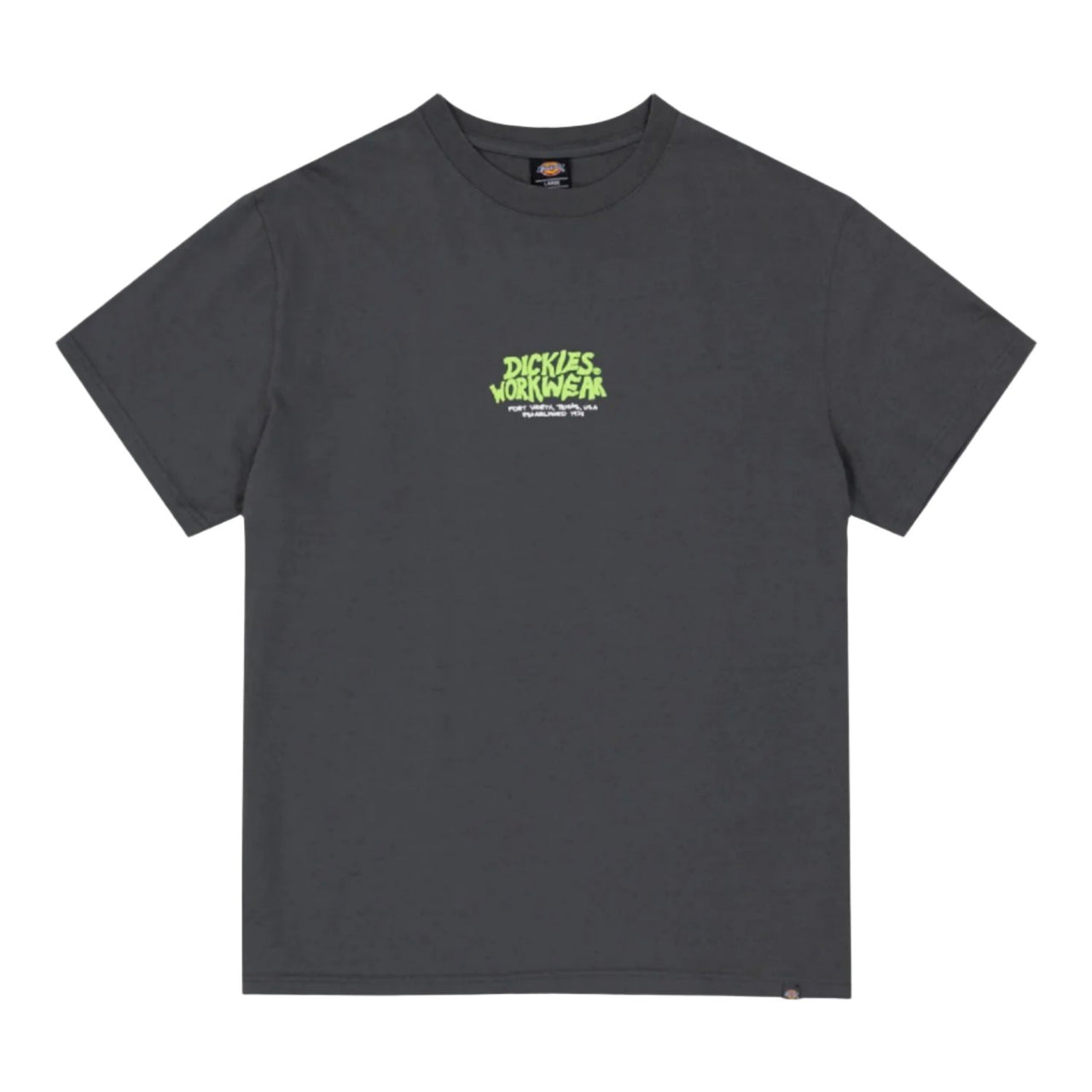 DICKIES - WORKWEAR 450 SHORT SLEEVE RELAXED FIT TEE - CHARCOAL