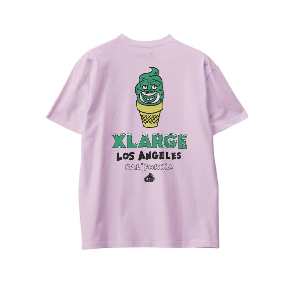 XLARGE - ICE CREAM SS TEE - LIGHT PURPLE