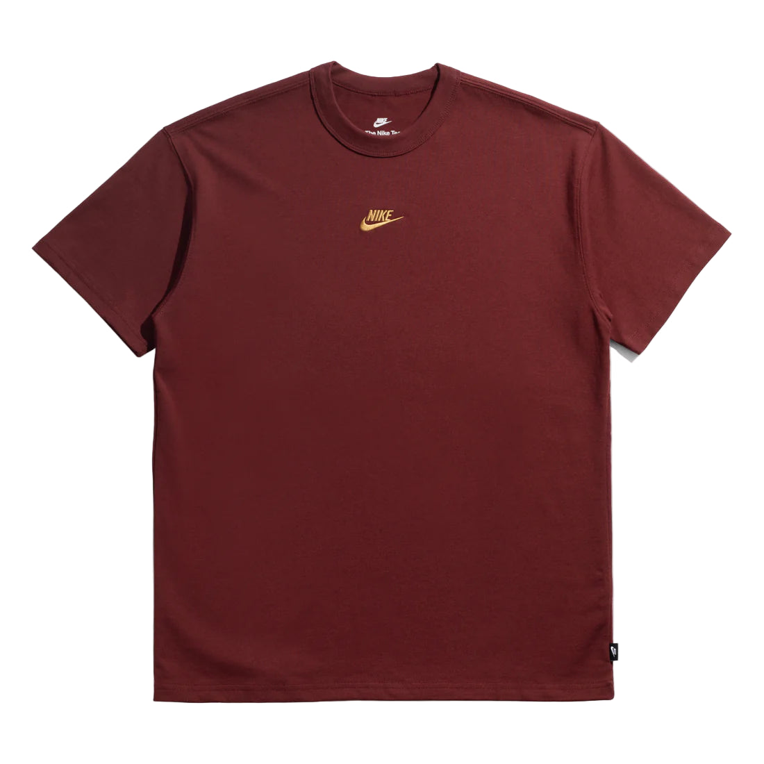 NIKE - SPORTSWEAR PREMIUM ESSENTIAL T-SHIRT - DARK TEAM RED / GOLD
