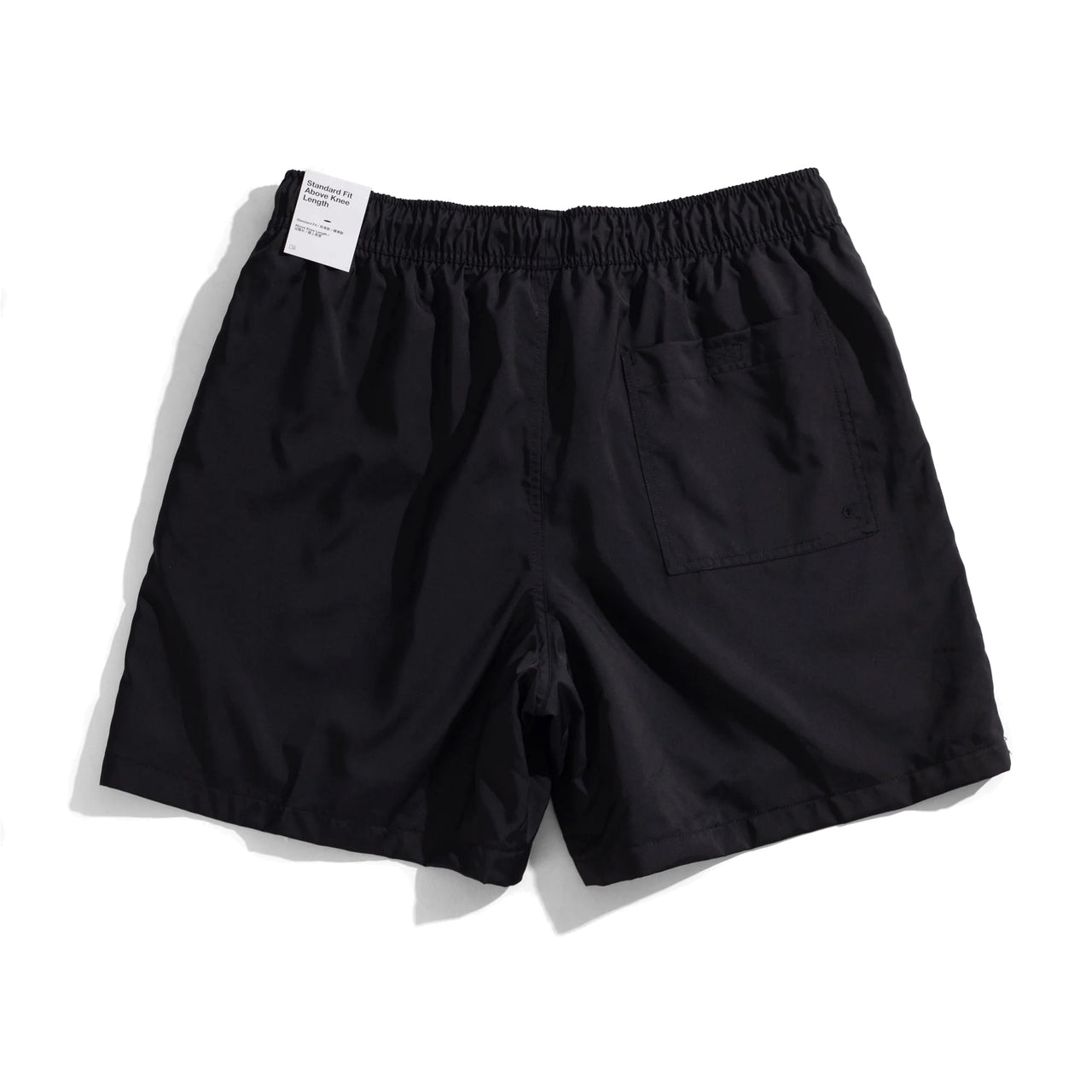 NIKE - CLUB WOVEN FLOW SHORTS - BLACK / WHITE