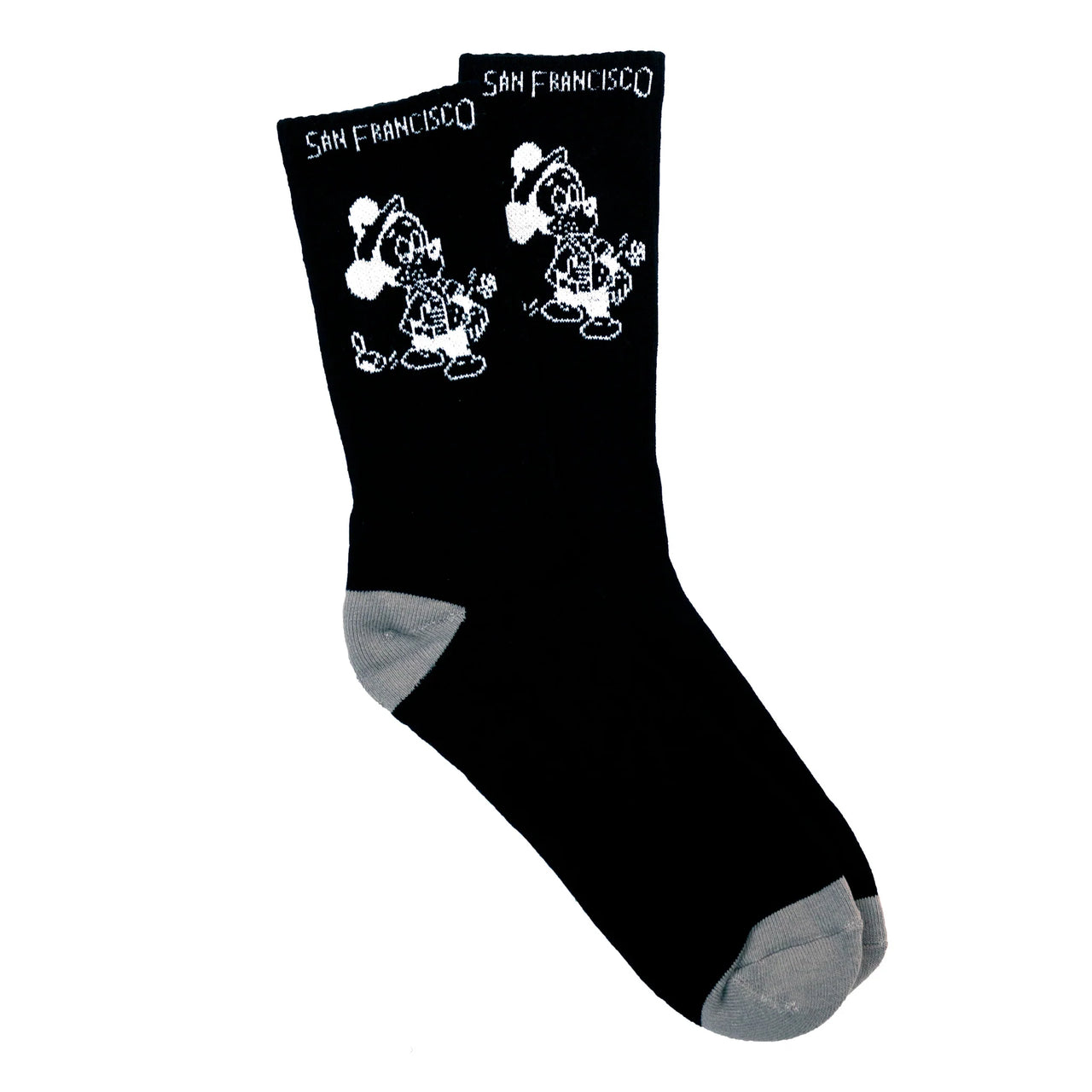 SNACK - SEEIN THE SIGHTS CHICAGO SOCK - BLACK