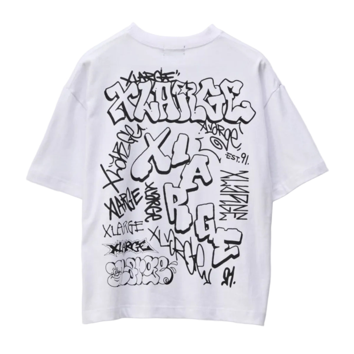 XLARGE - SLAM GORILLA FIT TEE - WHITE