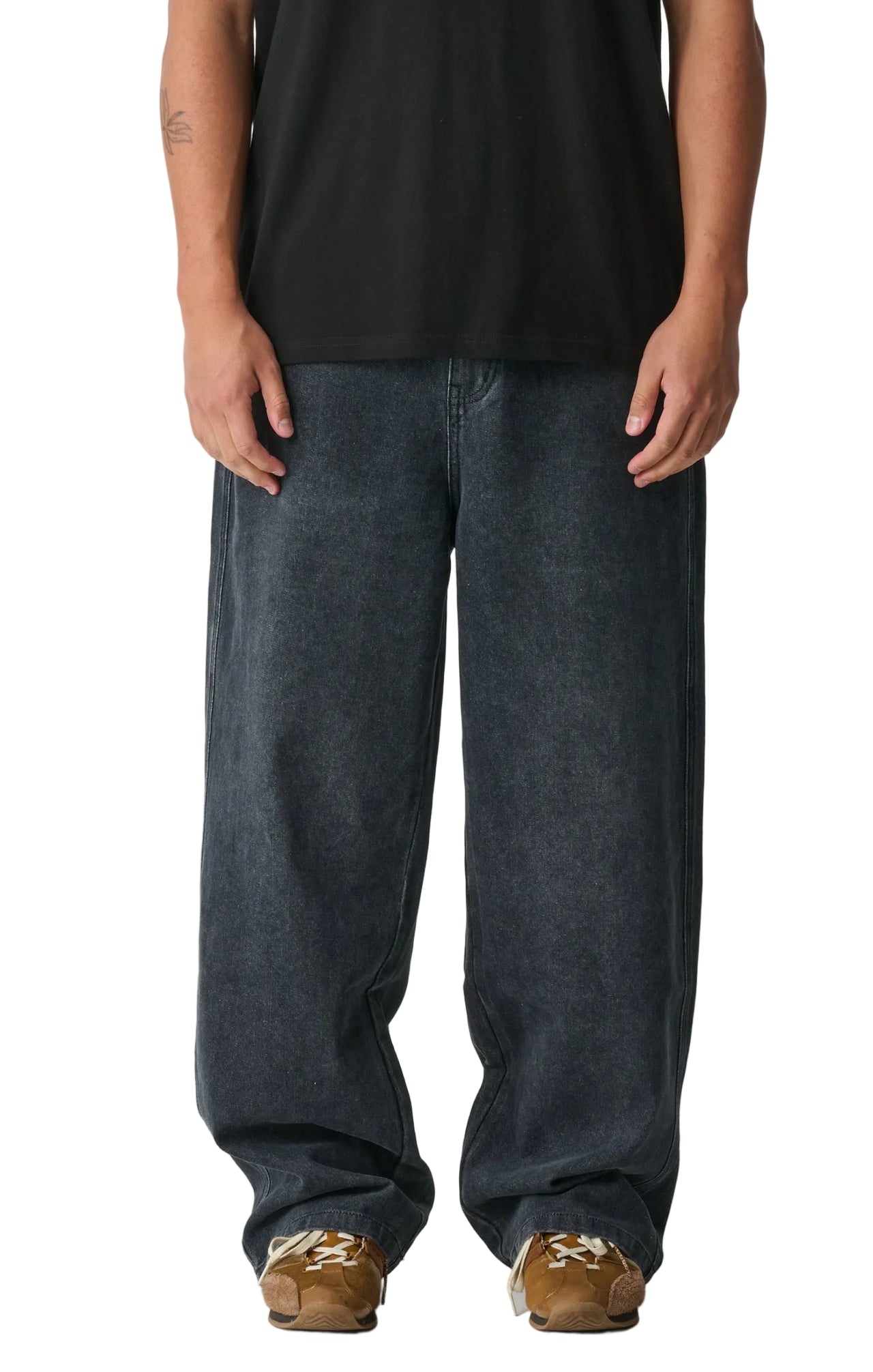 XLARGE - BAGGY BULL DENIM 91 PANT - FADED BLACK