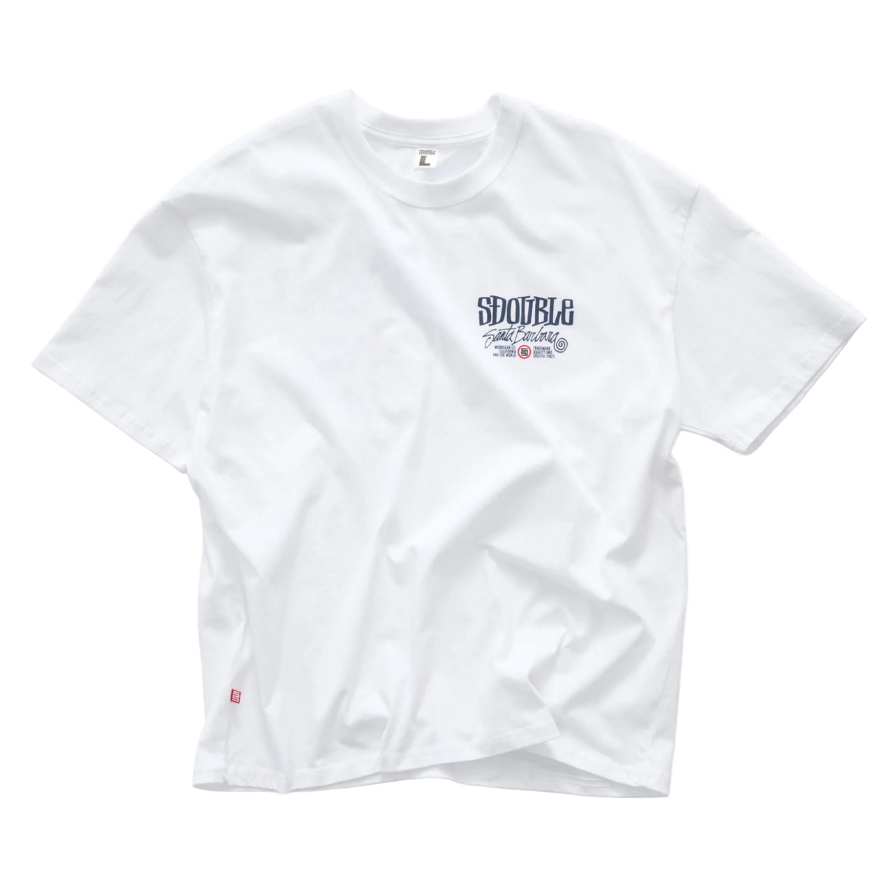 S-DOUBLE - TRADEMARK T-SHIRT - WHITE