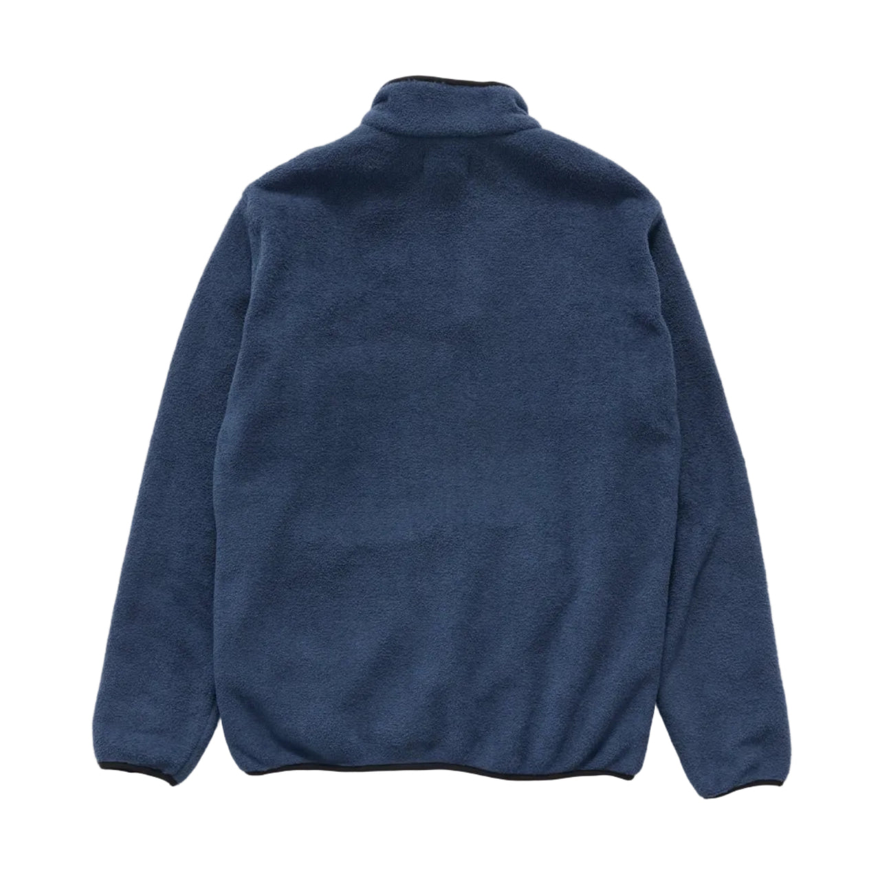 XLARGE - STRIPE POLAR FLEECE QUARTER-ZIP - CAPTAIN NAVY