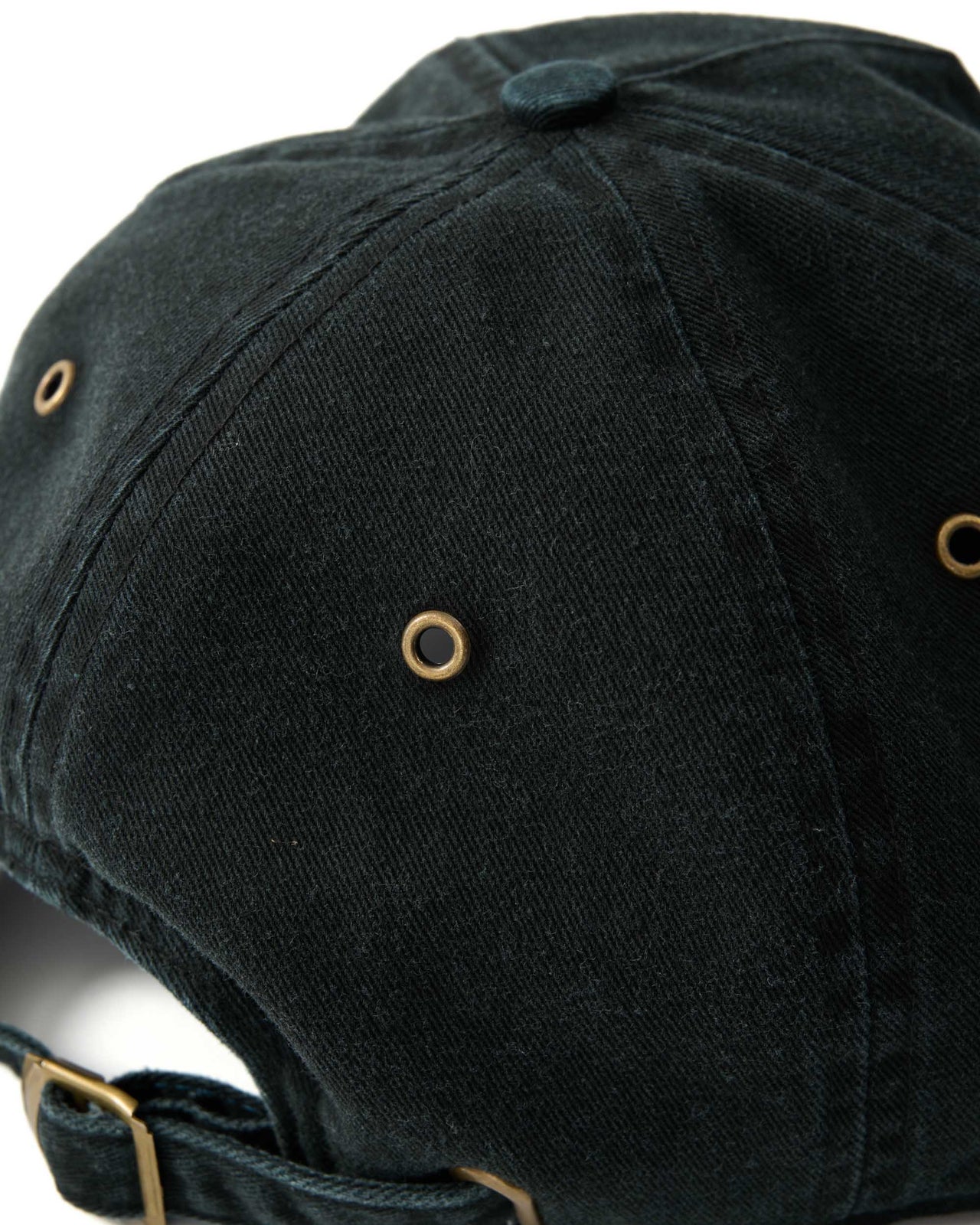 S-DOUBLE - ADDRESS TEXT GOLFER CAP - BLACK