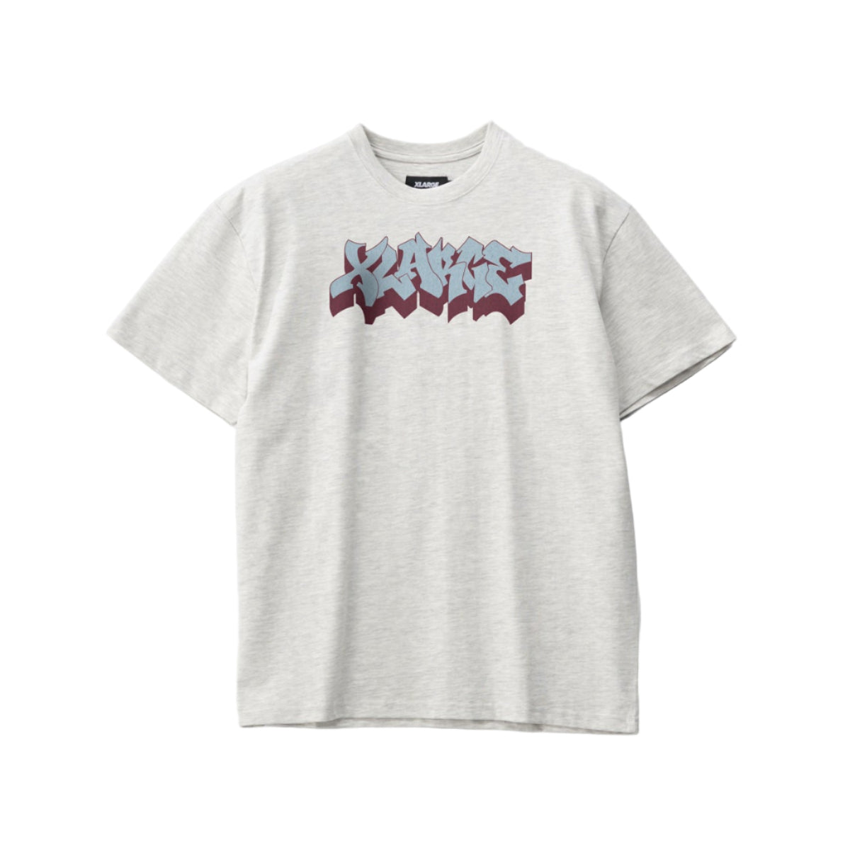 XLARGE - 3D SS TEE - ASH HEATHER