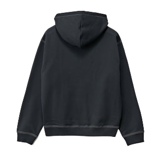 XLARGE - SCRIPT ZIP THRU HOOD - BLACK