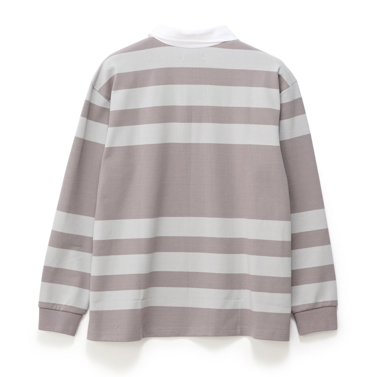 S-DOUBLE - PK STRIPE RUGBY - ZINC