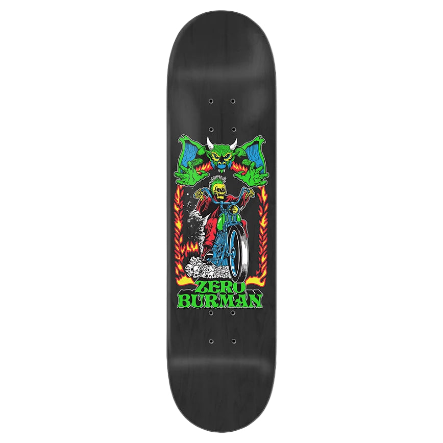 ZERO - DANE BURMAN HELL RIDE SKATEBOARD DECK - 8.25