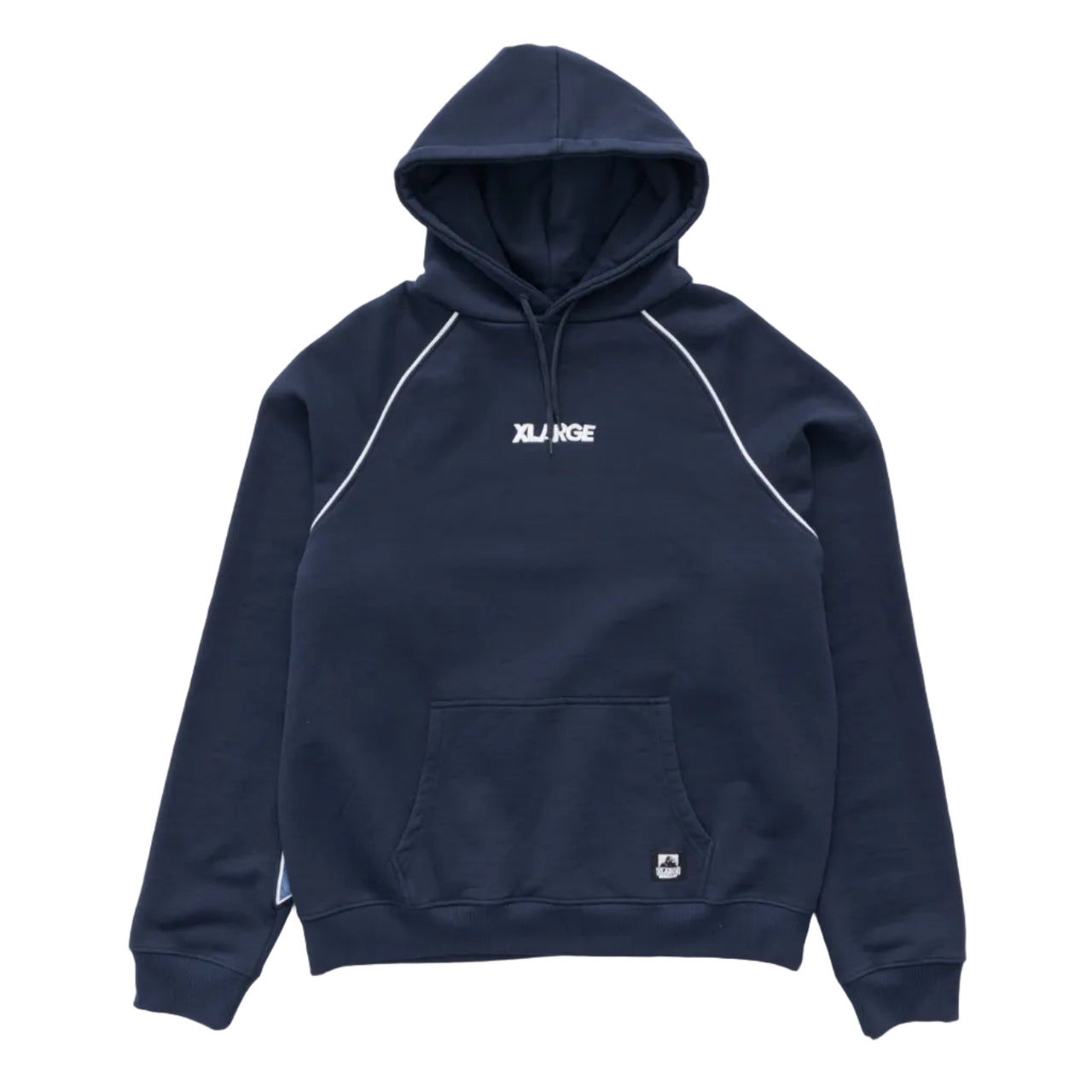 XLARGE - RAGLAN PANEL HOODIE - CAPTAIN NAVY