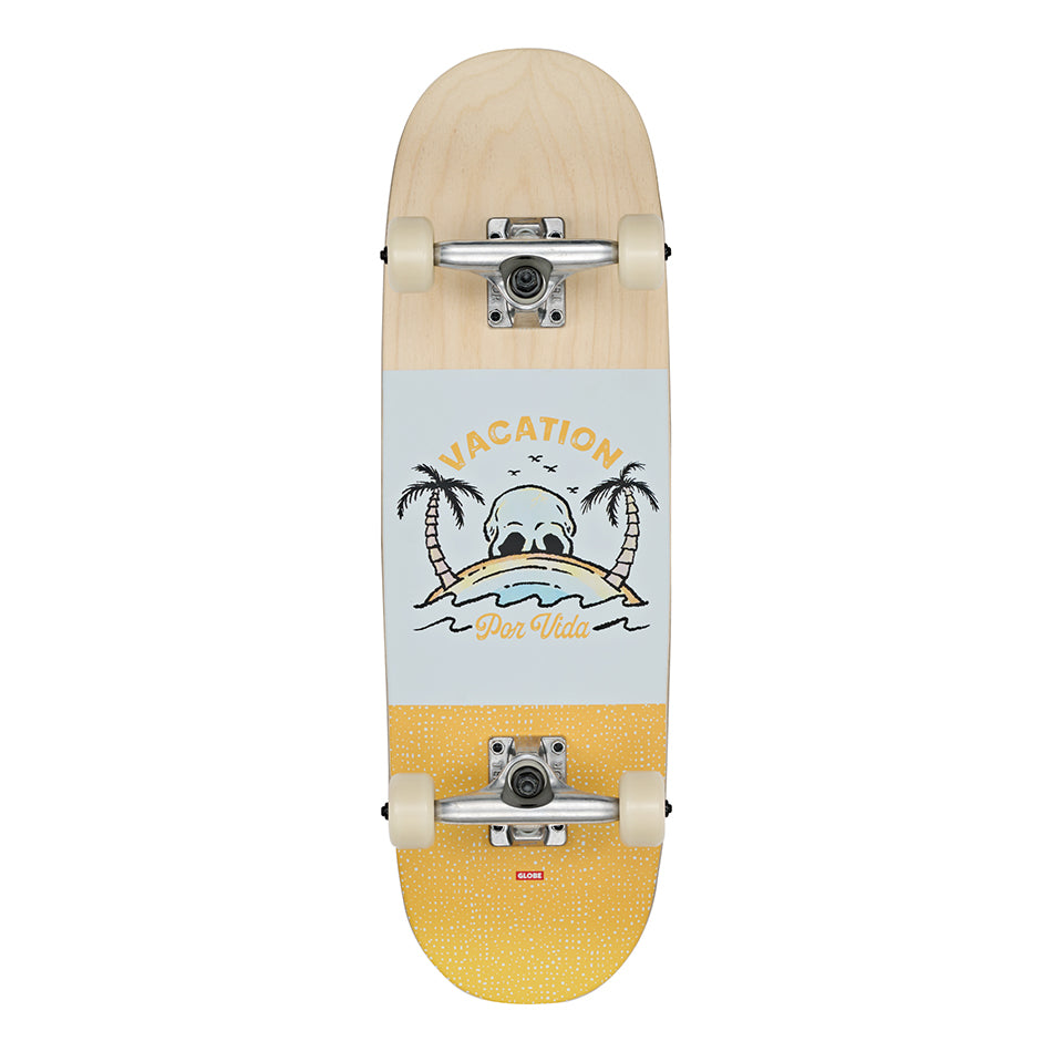 GLOBE - KIDS SOFTIE MINI COMPLETE SKATEBOARD - NATURAL / POR VIDA