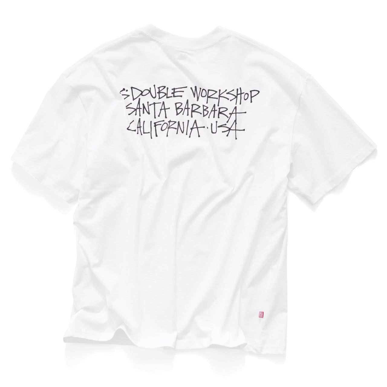 S-DOUBLE - ADDRESS TEXT T-SHIRT - WHITE