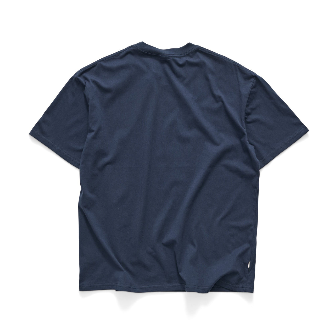 S-DOUBLE - S CUBE MID BLOCK SS TEE - NAVY