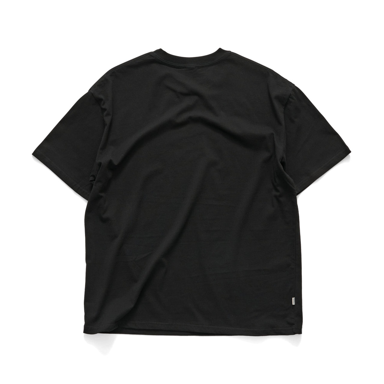 S-DOUBLE - OVERALLS SS TEE - BLACK