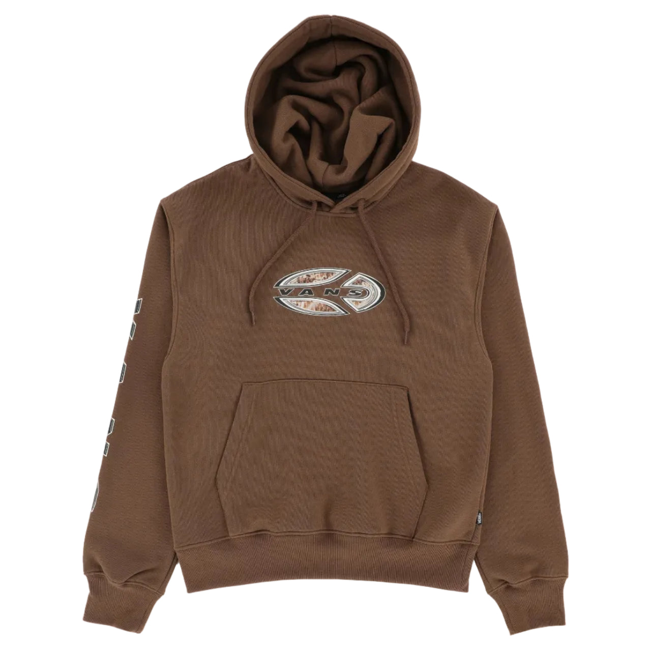 VANS - OVAL BLASTER FLEECE PULLOVER HOODIE - VINTAGE COCOA