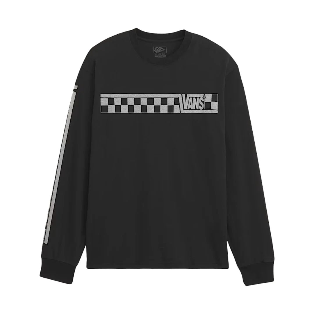 VANS - RACING LS TEE - BLACK